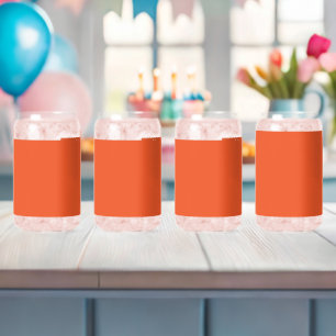 Enhance Your Space with an Eye-Catching Orange Can Glass