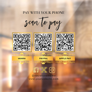 Enhance your storefront with our custom Business  Window Cling