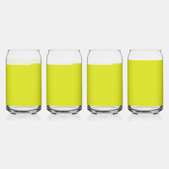 Enhance Your Website Design a Yellow Background Can Glass (Front)