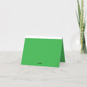 Enhance Your Website with a Green Background Thank You Card