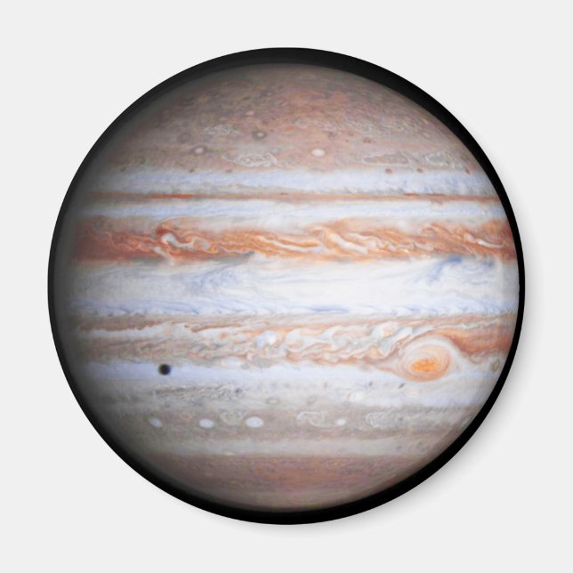 ENHANCED image of Jupiter Cassini flyby NASA Magnet (Front)
