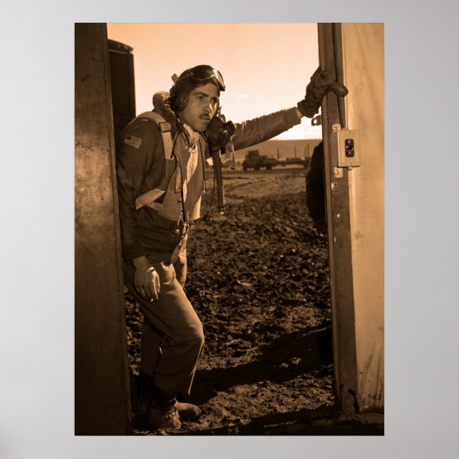 Enhanced portrait of Edward M. Thomas Poster (Front)