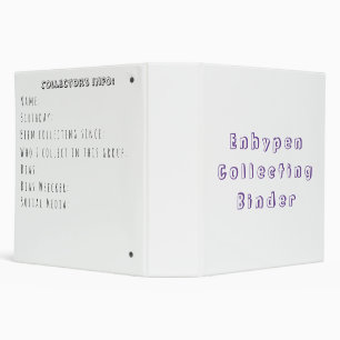 Enhypen Photocard Collecting Binder