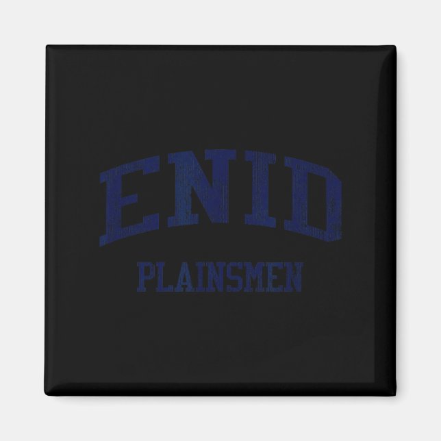 Enid High School Hs Ok Graphic Art Magnet (Front)