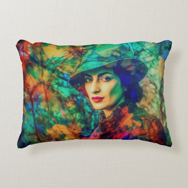 Enigma in Autumn  Accent Pillow (Front)