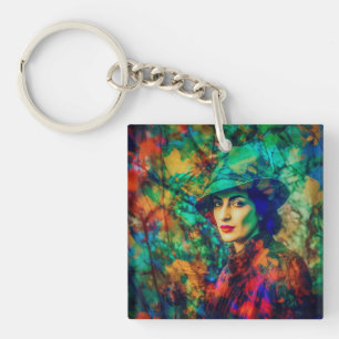 Enigma in Autumn  Keychain