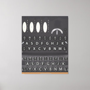 Enigma Machine Canvas Print