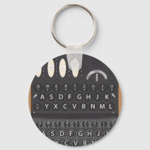 Enigma Machine Keychain