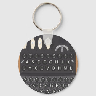 Enigma Machine Keychain