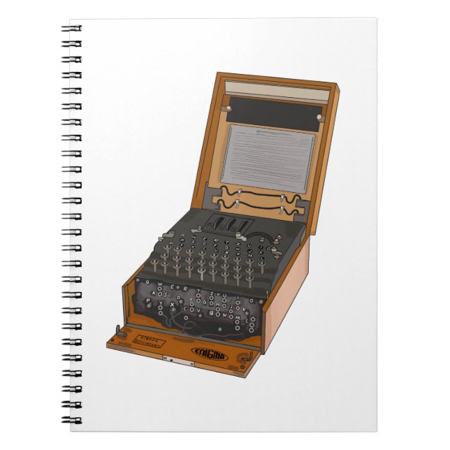 Enigma Machine Notebook (Front)