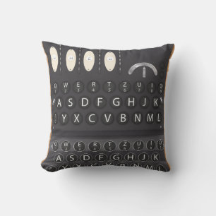 Enigma Machine Throw Pillow