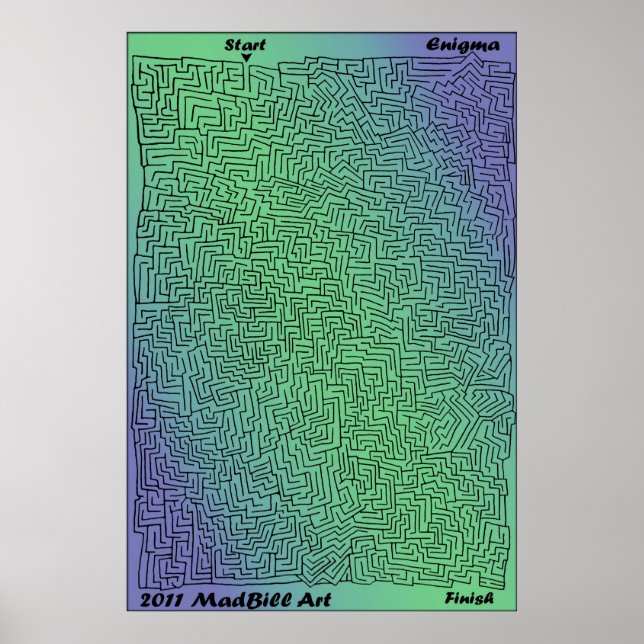 Enigma Maze Poster (Front)