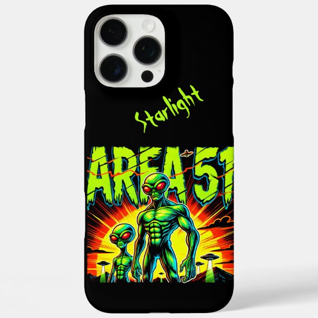 Enigmatic Aliens Appear Near Area 51 Case-Mate iPhone Case (Back)