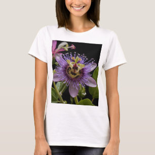 Enigmatic Beauty:  the Purple Passion Flower T-Shirt