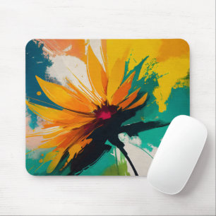 Enigmatic Blossom – A Dance Of Color And Motion Mouse Pad