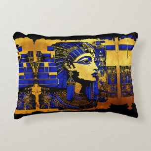 Enigmatic Egyptian Pharaonic Manuscripts Accent Pillow
