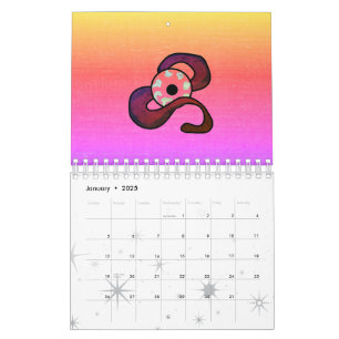 Enigmatic Entwined Eye Calendar