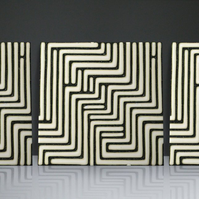 Enigmatic Labyrinth Ceramic Tile in Luminous Glaze (Creator Uploaded)