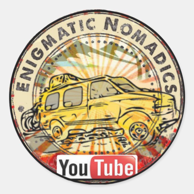 Enigmatic Nomadics Sticker (Front)