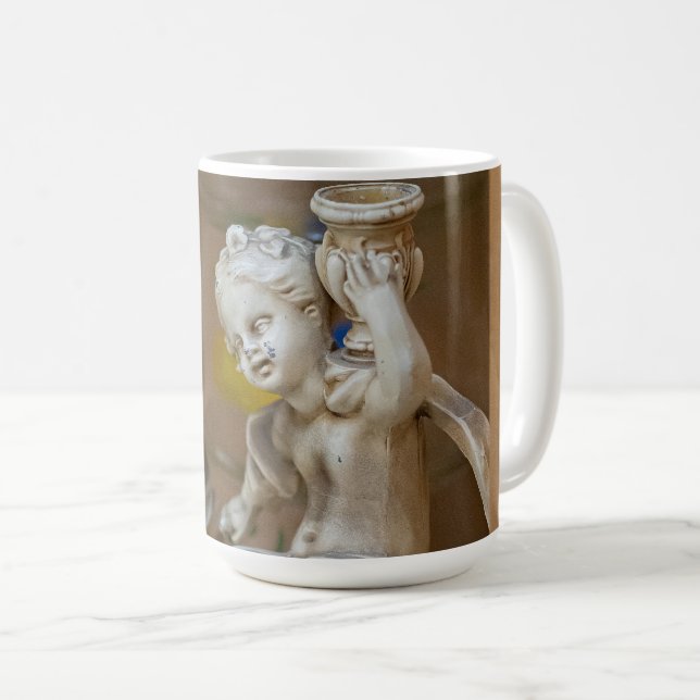 Enigmatic Sculpture Display Coffee Mug (Front Right)
