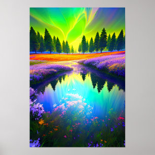 Enigmatic Waters, Mysterious Lake Poster