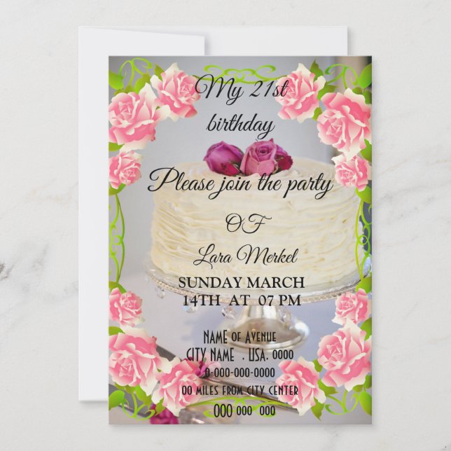 Enjoy 20% off all products invitation (Front)