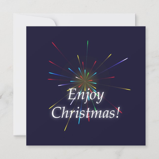 Enjoy Christmas Holiday Card (Front)