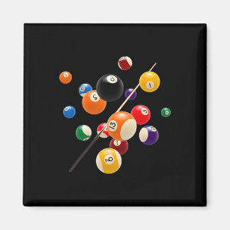 Enjoy Cool Pool Billiards Game Novelty Graphic Des Magnet