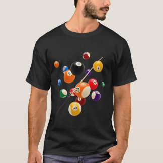 Enjoy Cool Pool Billiards Game Novelty Graphic Des T-Shirt