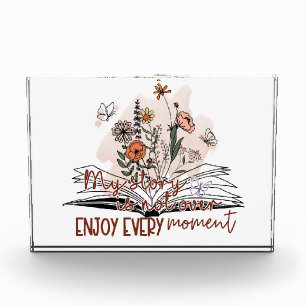 Enjoy Every Moment, Positive Message Photo Block