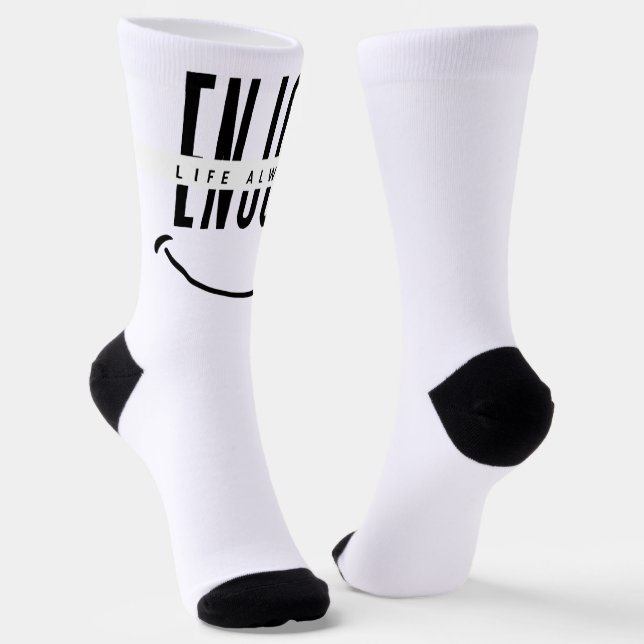 Enjoy Life Always Socks (Angled)