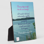 Enjoy Life, Tabletop Plaque with Easel