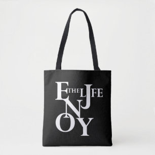 Enjoy life tote bag