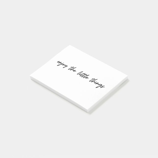 Enjoy Little Things Post-it Notes (Angled)
