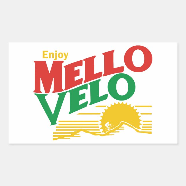 Enjoy Mello Velo Sticker (Front)