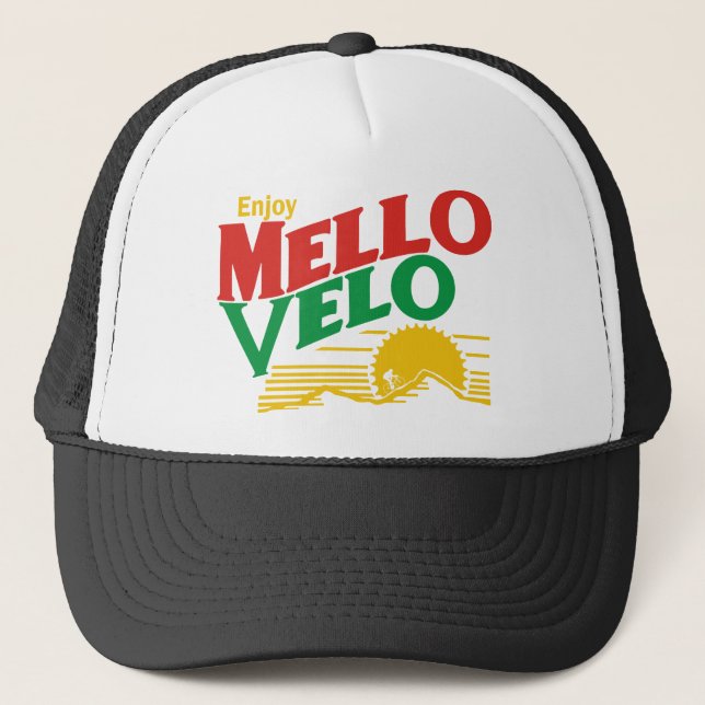 Enjoy Mello Velo Trucker Hat (Front)