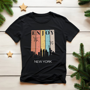 ENJOY NEWYORK, buildings, planes Travelling T-Shirt