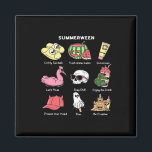 Enjoy Summerween Classic Magnet<br><div class="desc">Keep it simple with this clean, classic celebration of spooky summer. Great for any Summerween fan.</div>