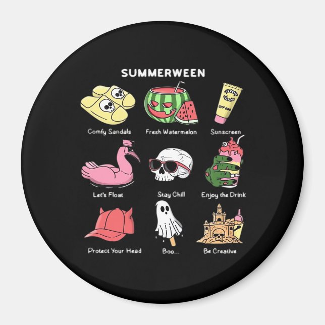 Enjoy Summerween Classic Magnet (Front)