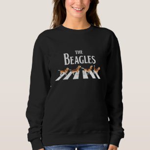 Enjoy The Beagles Squad Cool Funny Dogs Graphic Co Sweatshirt