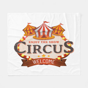 Enjoy the circus gift  fleece blanket
