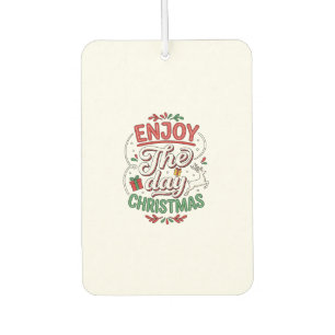 Enjoy The Day Christmas Reindeer Gift Air Freshener
