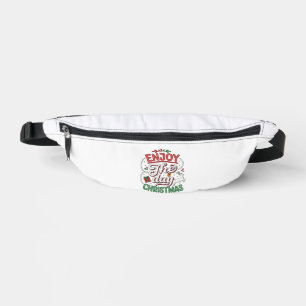 Enjoy The Day Christmas Reindeer Gift Fanny Pack