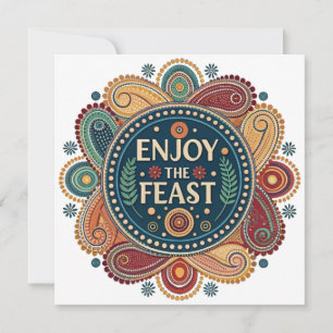 ENJOY THE FEAST CARD