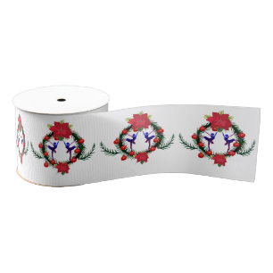 Enjoy The Holidays Grosgrain Ribbon