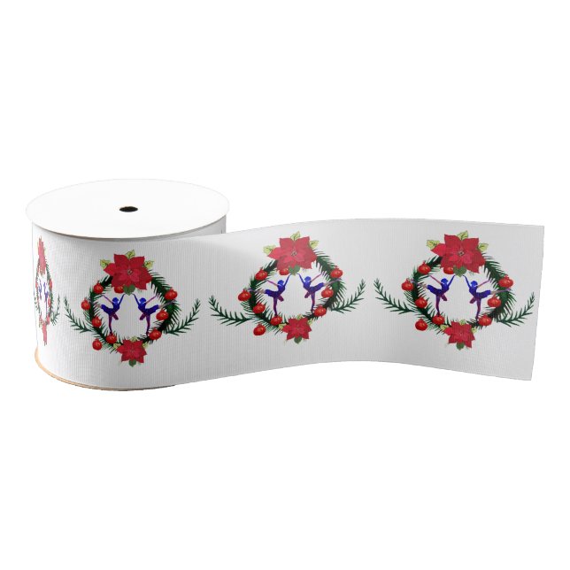 Enjoy The Holidays Grosgrain Ribbon (Spool)