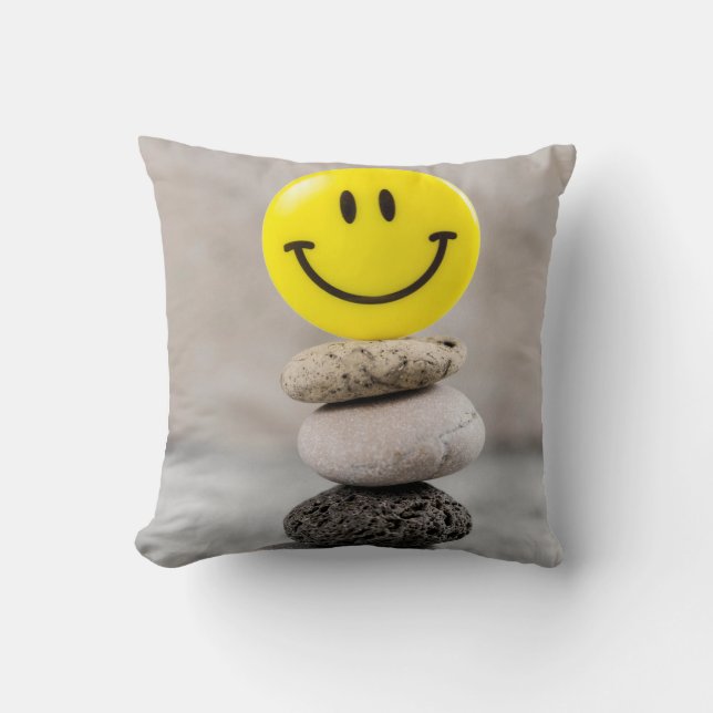 Enjoy the life! throw pillow (Front)