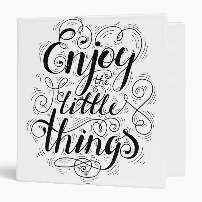 Enjoy The Little Things 1 Binder (Front/Inside)
