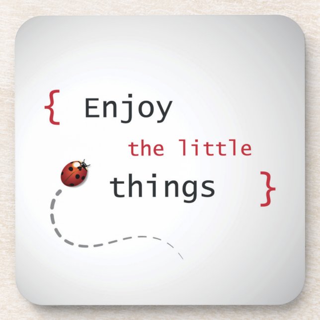 Enjoy The Little Things 2 Coaster (Front)