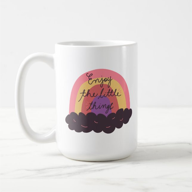 Enjoy the little things coffee mug (Left)